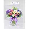 Blush and Lavender Garden Vase | EverBlooming Luxe Designs - Standard. An arrangement by EverBlooming Luxe Designs.