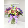 Blush and Lavender Garden Vase | EverBlooming Luxe Designs - Deluxe. An arrangement by EverBlooming Luxe Designs.