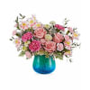 TF Blue Hue arrangment - Deluxe. An arrangement by Nicol Florist.