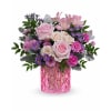 Haute Pink Bouquet - Standard. An arrangement by Serrano Flowers.