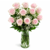 Classic Pink Mondial Roses - Premium. An arrangement by Lori's Hearts and Flowers.