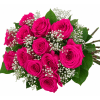 Classic Queen Berry Roses Wrapped - Deluxe. An arrangement by Lori's Hearts and Flowers.