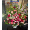 Memorial Basket Design 1 - Deluxe. An arrangement by Sun Valley Florist.