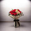 Crimson Whisper Bouquet - Premium. An arrangement by Flowers and Fruit Designs.