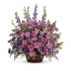 Gracious Lavender Basket - Deluxe. An arrangement by Fendley Florists.