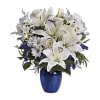 Beautiful in Blue - Deluxe. An arrangement by Fendley Florists.