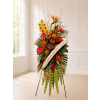 Tropical Embrace Tribute - Deluxe. An arrangement by Floral Lady Design Studio LLC.