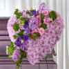 Eternal Embrace Heart - Standard. An arrangement by Bill's Flowers Arrangements.