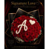 Signature Love Custom Initial Bouquet - Premium. An arrangement by Berlin Flower Shop.
