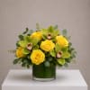 Sunlit Orchid Embrace - Standard. An arrangement by Bill's Flowers Arrangements.