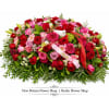 Garden Elegance Casket Spray - Deluxe. An arrangement by New Britain Flower Shop.
