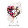 Hearts in Bloom Wreath - Standard. An arrangement by Berlin Flower Shop.
