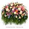 Garden of Grace Casket Spray - Standard. An arrangement by Berlin Flower Shop.