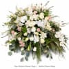Angelic Elegance Casket Spray - Deluxe. An arrangement by Berlin Flower Shop.