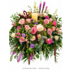 Garden of Cherished Memories Casket Spray - Standard. An arrangement by New Britain Flower Shop.