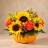Pick of the Patch Pumpkin Bouquet - Standard. An arrangement by Bill's Flowers Arrangements.