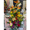 Tropical Radiance Arrangement - Deluxe. An arrangement by Berlin Flower Shop.