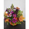 Fall pumpkin keepsake - Standard. An arrangement by Aylmer Flowers and Gifts.