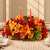 Autumn's Embrace Centerpiece - Deluxe. An arrangement by Bill's Flowers Arrangements.