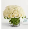 Contemporary White Roses premium