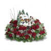 Thomas Kinkade's Winter Wonder by Teleflora premium