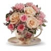 Teleflora's Victorian Teacup Bouquet standard