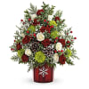 Teleflora's Festive Snowflake Tree premium