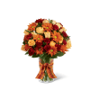 The FTD® Golden Autumn™ Ribbon Bouquet deluxe