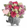 Teleflora's Hello Sweet Baby - Pink deluxe