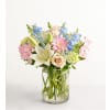 The Delphinium Meadow™ - Standard. An arrangement by Flowers of Charlotte.