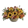 Teleflora's Autumn Sunbeams Centerpiece deluxe