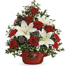 Teleflora's Christmas Lilies Tree Bouquet premium