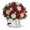 Teleflora's Send a Hug Penguin Bouquet premium