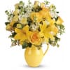 Teleflora's Sunny Outlook Bouquet premium