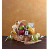 Deluxe Fruit & Gourmet Basket for Sympathy standard