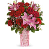 Teleflora's Romanced By Roses Bouquet premium