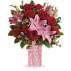 Teleflora's Romanced By Roses Bouquet deluxe