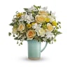 The Teleflora's Adored Aqua Bouquet deluxe