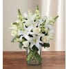 Classic All White Arrangement™ for Sympathy deluxe