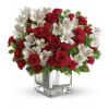 Teleflora's Christmas Blush Bouquet premium