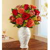 Autumn Sunset Bouquet in Lenox® Vase standard