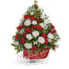 Teleflora's Festive Sleigh Tree Bouquet premium