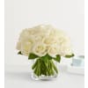 Contemporary White Roses deluxe