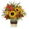 Teleflora's Thankfully Yours Bouquet with Sunflowers deluxe