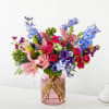The Breezy Meadows Bouquet in Blush Vase standard