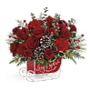 Teleflora's Vintage Sleigh Ride Bouquet premium