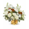 The Teleflora's Golden Glitz Bouquet - Premium. An arrangement by Marivel's Florist and Gifts.