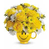 Teleflora's Be Happy® Bouquet with Roses premium