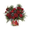 The Teleflora's Cardinal Cheer Bouquet deluxe