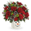 Teleflora's Festive Frosty Bouquet premium